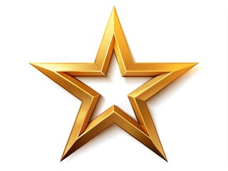 three pointed star icon white background