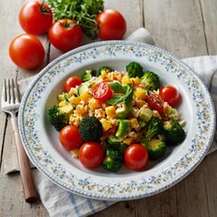 salad with tomatoes