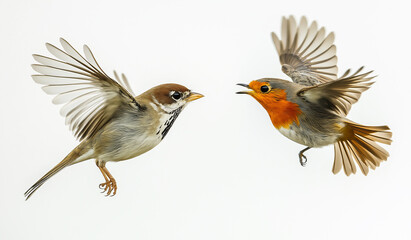 two robin