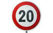 © Nazmus - Image of a circular speed limit isolated on white or transparent background