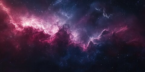 Wall Mural - A beautiful and colorful galaxy with a purple and blue hue
