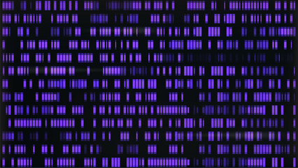 Wall Mural - dna sequence map. chromosome genetic data pattern. medical gene visualization background. abstract g