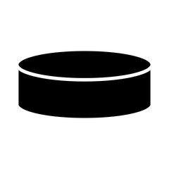 Canvas Print - Hockey Puck glyph icon