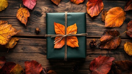 Wall Mural - Autumn Gift Wrapped in Nature's Embrace