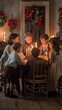© Jaemie - Children Gather Around Candles in Festive Atmosphere