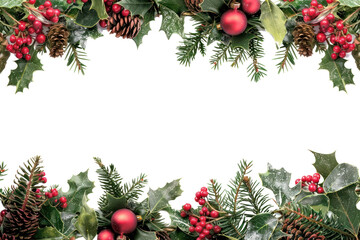 Wall Mural - png christmas dinner border backgrounds outdoors plant.