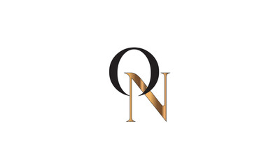 Wall Mural - ON, NO, O, N Abstract Letters Logo Monogram