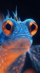 Poster - Close Up of a Colorful Fish with Big Eyes