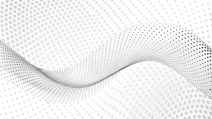 Light cyberspace in a digital background. Abstract technology white wave. Connection big data. Analysis of a Network Connection. Smooth smoke particle wave, big data techno background with glowing dot