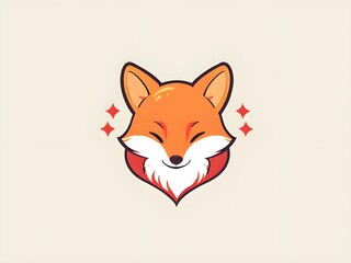 Sticker - Cute Fox Illustration