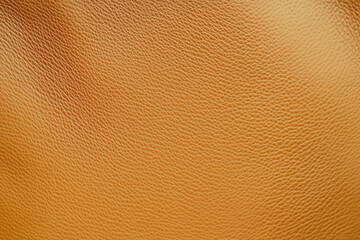 Sticker - Natural Brown Grain Leather Texture. Background.