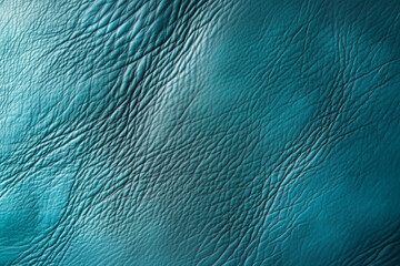 Wall Mural - Turquoise Grain Leather Texture. Background.