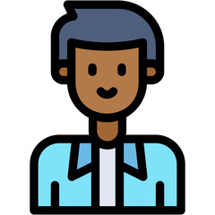 Sticker - Vector Icon Boy, Profile, Avatar, User, Social