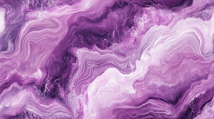 Sticker - Seamless marble texture featuring purple and pink hues