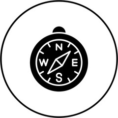 Sticker - Compass Icon