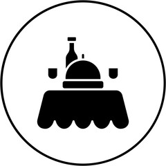 Sticker - Dinner Icon