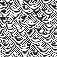  Chinese-inspired doodle tile seamless patterns in an illustrator graphic style