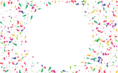 Wall Mural - Confetti_White_Background_1130.eps