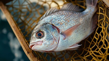 Wall Mural - Sea bream fish  