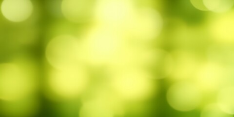 Canvas Print - Blurred green and yellow background