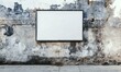 © Murda - Blank billboard mounted on weathered wall.