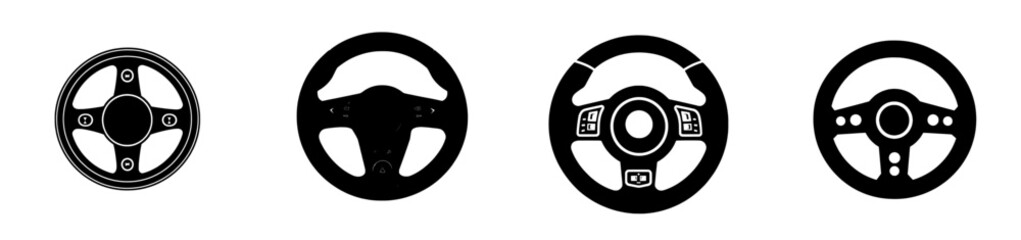 A simple outline icon representing a virtual reality headset-wearing gamer playing with a gamepad.