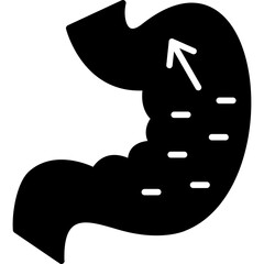 Sticker - Hiatal Hernia Icon