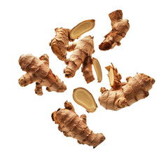 Floating dried galangal