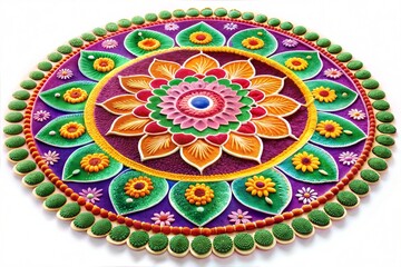 Colorful Rangoli Design