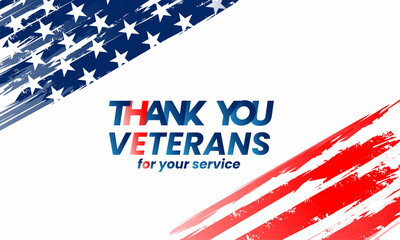 thank you veterans ,  honoring all who served,   design vector illustration