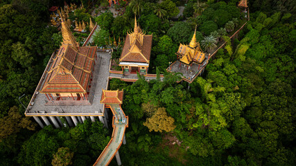 Ta Pa Pagoda in Tri Ton district is the largest and most beautiful pagoda. Photo shot in Tri Ton, An Giang on September 8, 2024.	