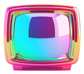 Wall Mural - png simple retro tv icon white background electronics technology.