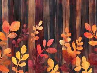 Wall Mural - leaves