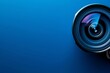 © Rash-Creation - Camera lens on blue background