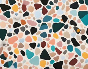 Wall Mural - Colorful Classic Terrazzo Texturae background