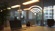 © Denis - Wi-Fi icon in the office