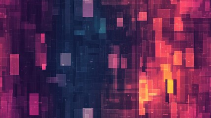 Modern beautiful luxury pixel pattern background illustrated with a futuristic game design suitable for brochures and presentations