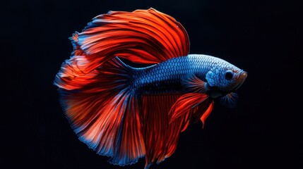 Colorful Siamese Fighting Fish