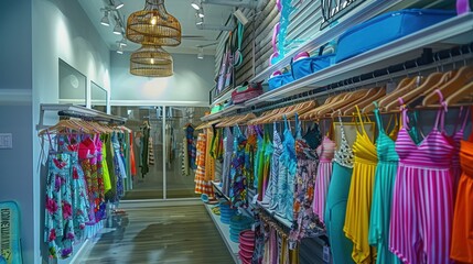 Sticker - Colorful Dresses in Retail Store