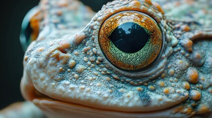 Close-up of a Toad's Eye: Nature's Detail