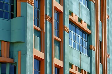 detail of modern office building. architectural detail of modern architecture.