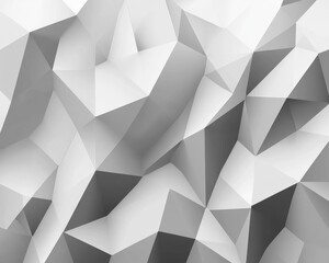 Abstract line art illustration featuring a gradient of large to small grey triangles suitable for use as a background design