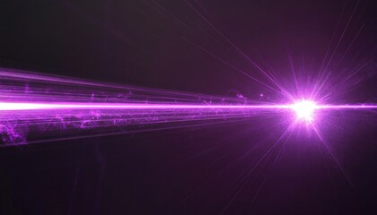 Wall Mural - Abstract line art illustration of a purple flare light