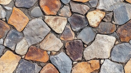 Wall Mural - Floor and tile brick mortar texture abstract rock surface background