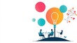© MAY - A group of programmers working collaboratively on a project, highlighting technological progress and innovation.