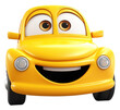 © Rawpixel.com - PNG Yellow car vehicle cartoon white background.