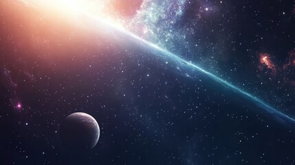 Wall Mural - planet in space