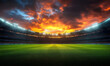 © Daniel - Stunning cricket stadium illuminated by a dramatic sunset