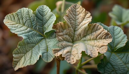 Canvas Print - Textured fenugreek leaves and seeds showcasing vibrant colors against a natural backdrop