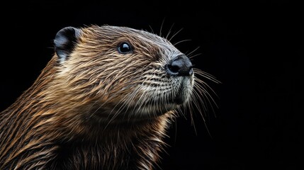 Poster - Close Up Portrait of a Beaver